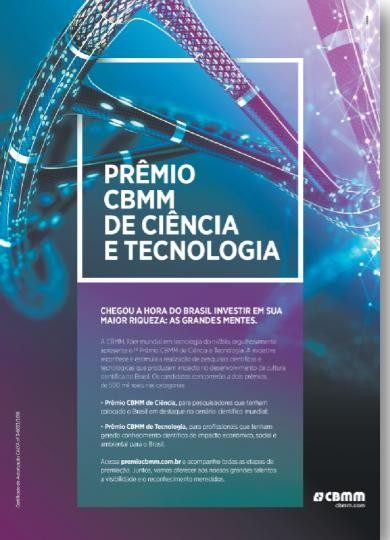 Anúncio do Prêmio CBMM de Ciência e Tecnologia