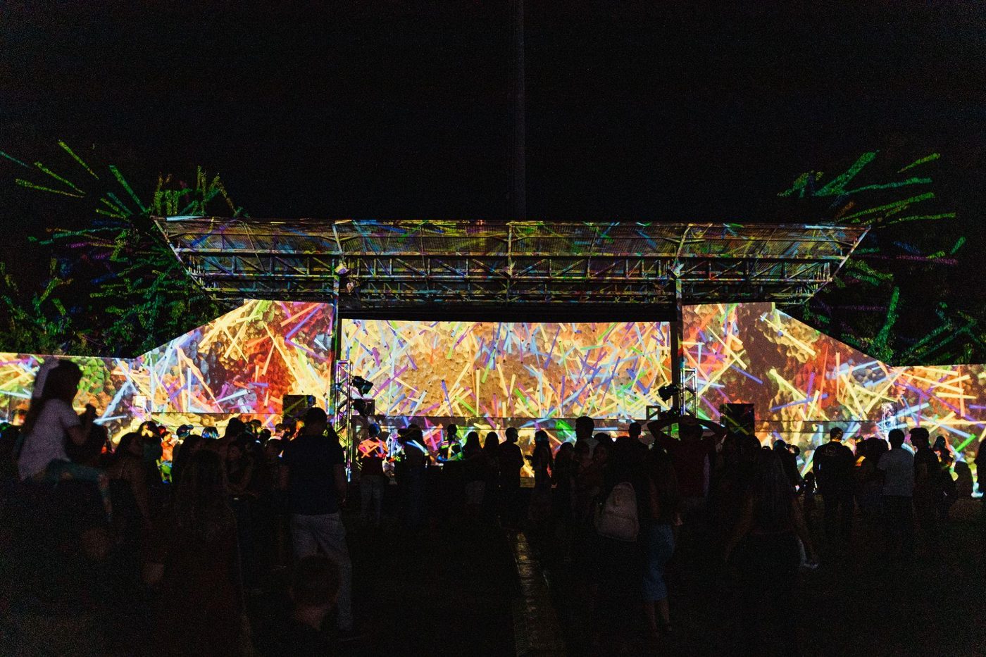 Projeções artísticas da Rota Iluminas